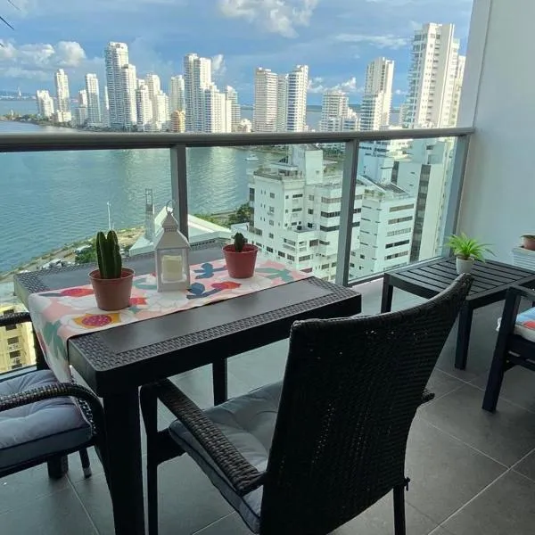 Lujoso Apartamento en Bocagrande, hotel i Cartagena