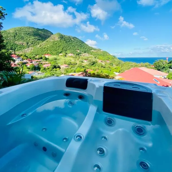 Ti karet - Charmant logement avec Jacuzzi et vue mer, hotell i Terre-de-Haut