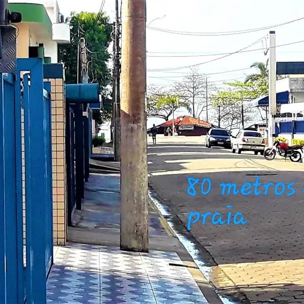 80 metros da praia, pé na areia, Praia Grande, Ubatuba, Condomínio Lenamar II, hotel di Ubatuba