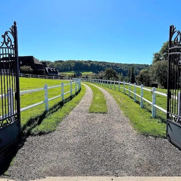 Le Gîte Marguerite Calvados I vue panoramique sur la Normandie face au CERZA, hotel v destinaci Hermival-les-Vaux
