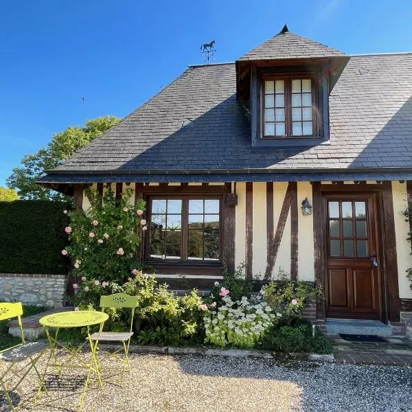 Le Gîte Marguerite Calvados I vue panoramique sur la Normandie face au CERZA, hotel in Hermival-les-Vaux