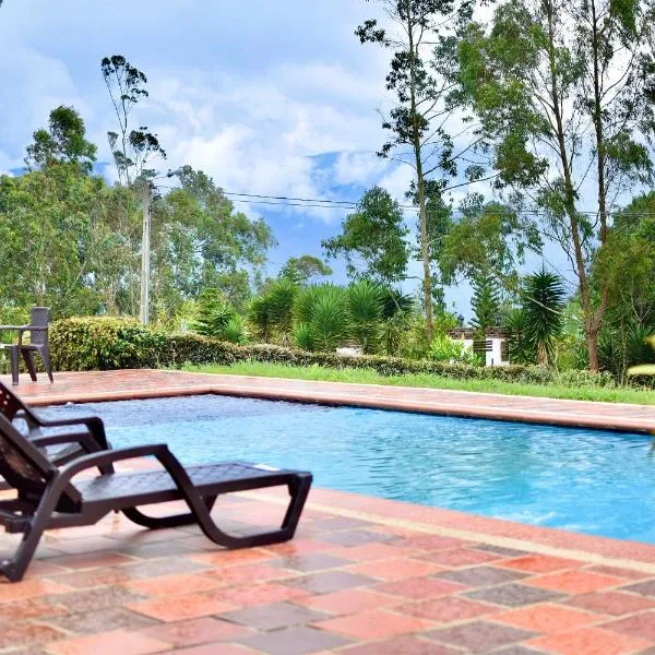 Cabaña en la Mesa de los Santos, hotell i San Andrés