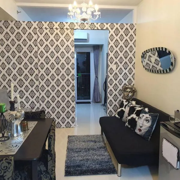Panoramic View of Taal 1727 SMDC with wifi and free Indoor parking, hotel a Tagaytay