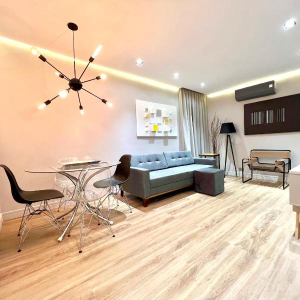 AF Residences - Flat de 70m2, 2 quartos, 2 banheiros, garagem, coração dos Jardins