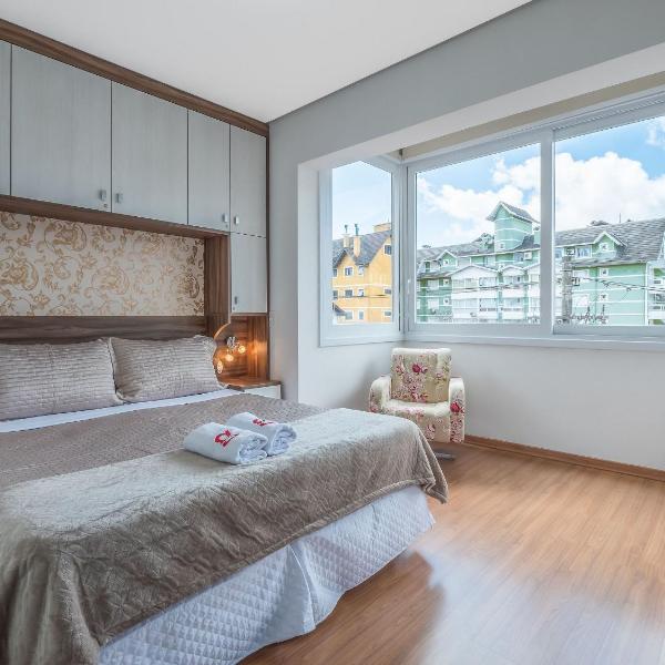 Fascino 302 - Apartamento 600 metros Rua Coberta de Gramado - Foto 2