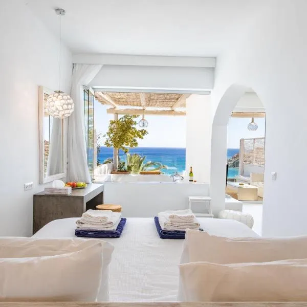 Poseidon Blue Gastronomy Hotel，奇波斯阿費提的飯店