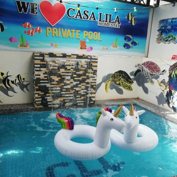 Casa LiLa Homestay Private Pool Taman Kota Seribong Kota Bharu, hotel en Kampong Pangkal Pisang