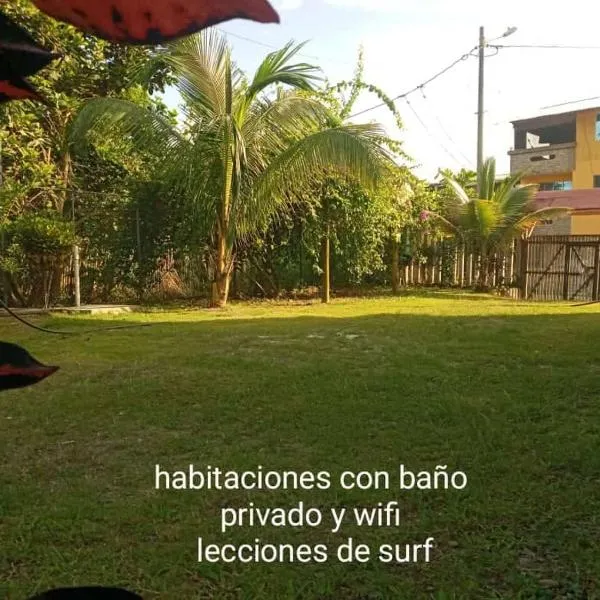 OCEANSURF hosteria, hotel di Mompiche