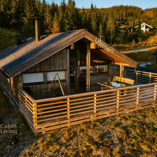 Modern sports cabin on Sjusjøen with sauna and waxing room, hotel v destinaci Ringsaker