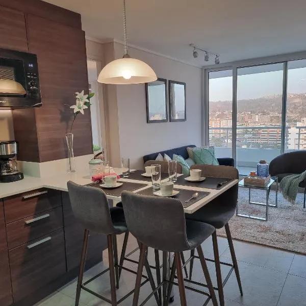 Exclusivo Departamento a Pasos de la Playa en Viña, hotel in Viña del Mar
