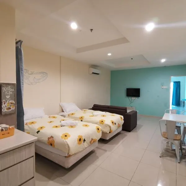 Peaceful 1-bedroom unit at Marina Island by JoMy Homestay, hotel v destinaci Lumut