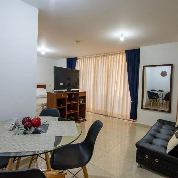 Apartaestudio atractivo, confortable, muy completo, familiar, hotel v destinaci Bucaramanga