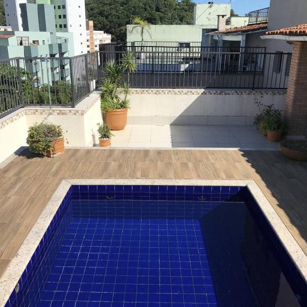 Encantadora Cobertura com piscina privada na praia do Tombo. - Foto 5