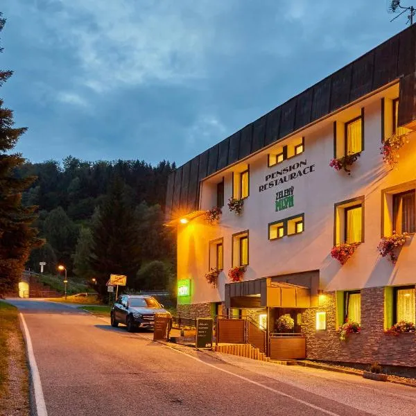 Pension & restaurace Zelený Mlýn, Hotel in Petříkovice