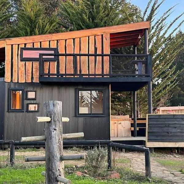 Preciosa mini-casa-bote bien ubicada y linda vista: Buchupureo'da bir otel