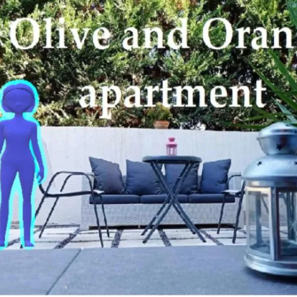 Olive and Orange Apartment, hotell i Mystras