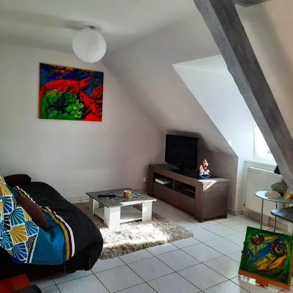 Appartement spacieux à Ingersheim avec vue sur jardin, 100 m², hotel v destinácii Ingersheim