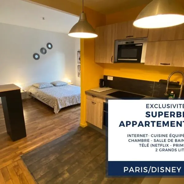 Superbe T2 entre Paris et Disney (RER A) – hotel w mieście Nogent-sur-Marne