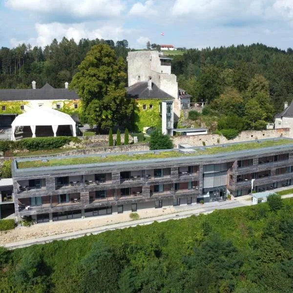Schatz.Kammer Burg Kreuzen, hotel en Grein