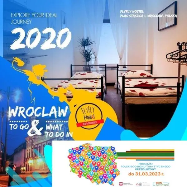 FlyFly Hostel , darmowy parking , rezerwuj przez urządzenia mobilne -10 procent, hotel ve Vratislavi