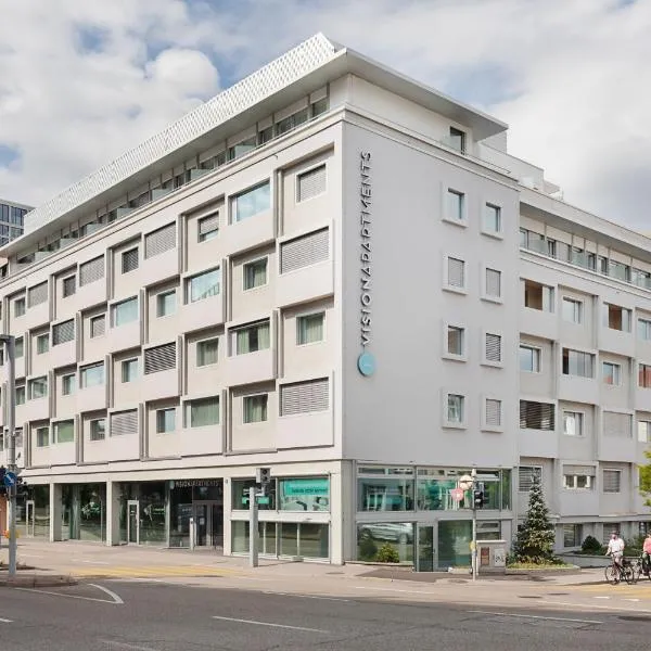 VISIONAPARTMENTS Basel - contactless check-in, hotel en Basilea