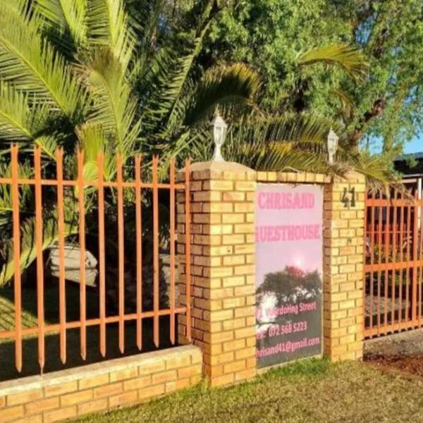 Chrisand Guesthouse, hôtel à Kuruman