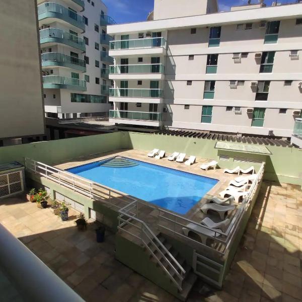 Apto 2 quartos com AR Cond, prédio frente p/ praia - Foto 4