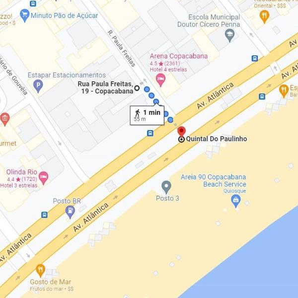 PF12 - Studio a 1 minuto da praia de Copacabana - Foto 2