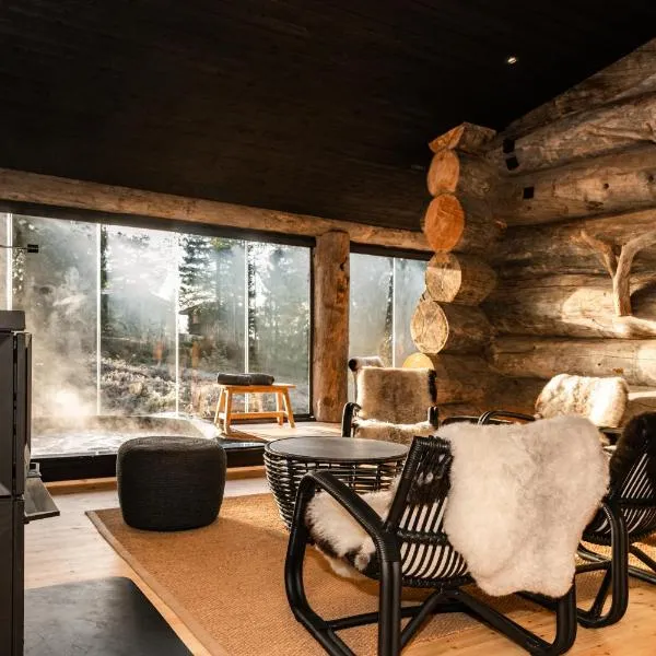 Keloruka 15 luxury lodge, 5 ensuite bedrooms, 250 m2, jacuzzi, 2 x ski pass, hotel in Ruka