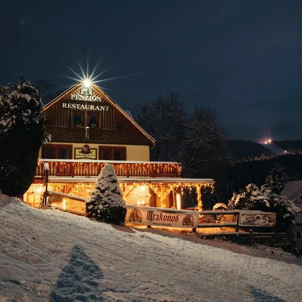 Pension & Restaurant Krakonoš, hotel em Harrachov