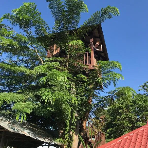 Mae Chan Treehouse with swimming pool, hotel v mestu Mae Chan