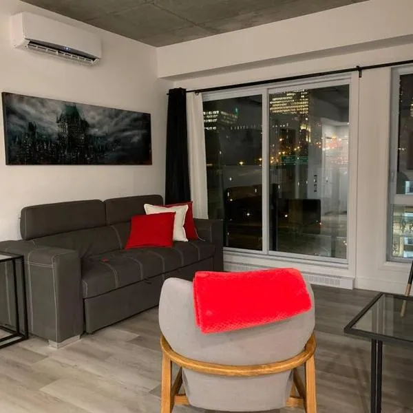 Joli condo en basse-ville - Parking gratuit 309357, hotell i Québec