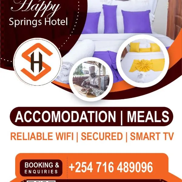 Happy Springs Hotel & Accomodation, hotel in Kericho