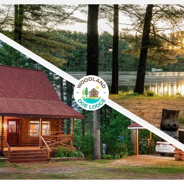 Lakefront Log Cabin Loft Kayaks Beach Ev, hotel in Black River Falls