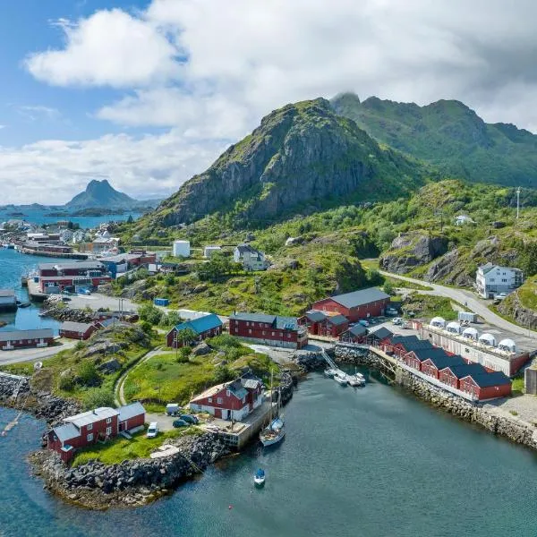 Lofoten Finnvika Lodges, hotell i Stamsund