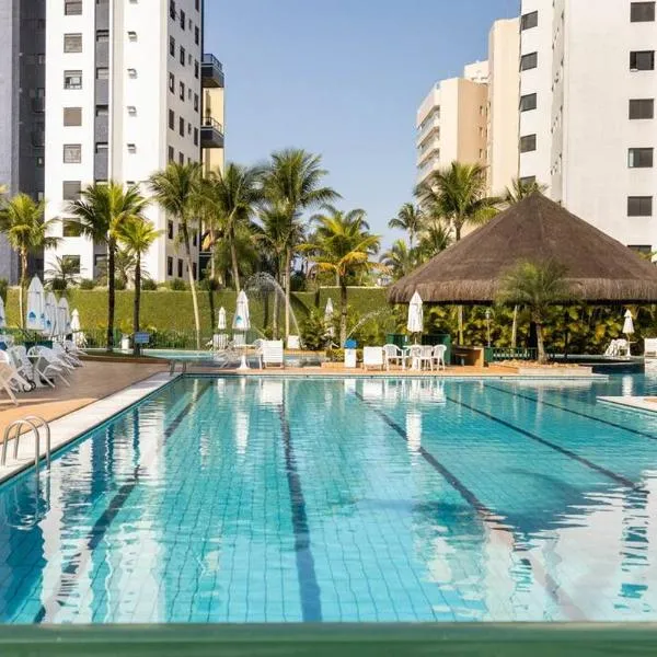 RIVIERA DE SÃO LOURENÇO - CONDO ACQUA A 0,5 MINUTO DA PRAIA - estilo resort! Apto com ar condicionado e wifi, hotel v destinaci Riviera de São Lourenço