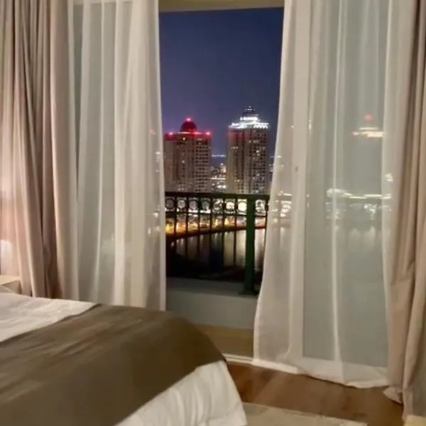 Beachfront Luxury Apartment-Pearl Island شقه مطله على الشاطئ بجزيرة اللؤلؤه, hotel v destinaci Doha