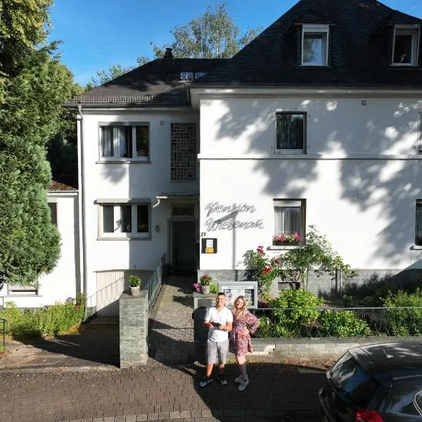 Hotel Pension Wiesenau, hotell i Wallernhausen