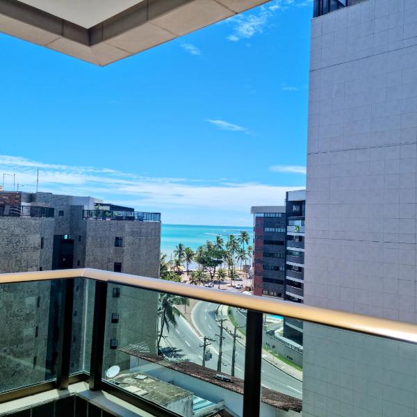 Maceio Ferias apto com varanda vista mar