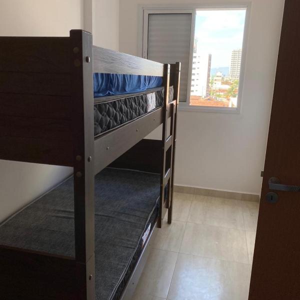 Apartamento Praia Grande, Pé na areia, vista ao mar, próximo a feira de artesanato caiçara. - Foto 2