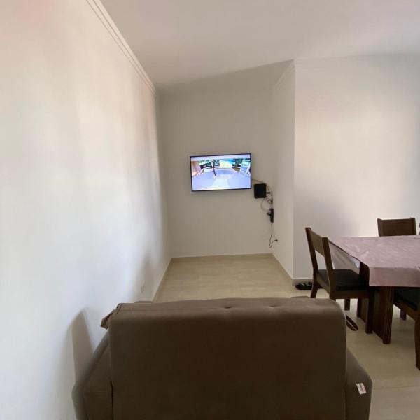 Apartamento Praia Grande, Pé na areia, vista ao mar, próximo a feira de artesanato caiçara. - Foto 5