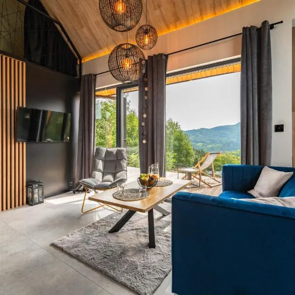 Osada Mountain Villas Szczyrk - domki z balią i sauną - piękny widok na góry - Dream Apart, hotelli kohteessa Szczyrk