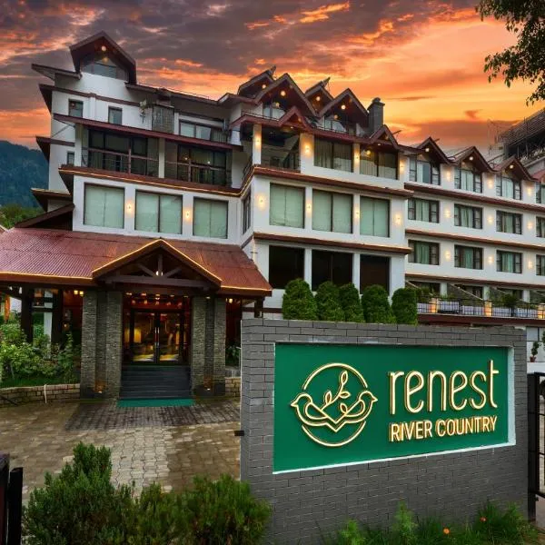 Renest River Country Resort Manali、マナリのホテル