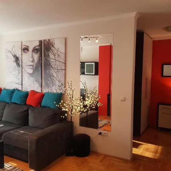 Rajiceva 5- apartman sa prostranom terasom i garaznim mestom, hotel v destinaci Kragujevac