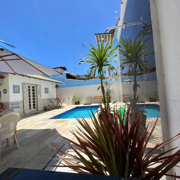 BOA SORTE SUITES com PISCINA, GARAGEM e Pé na PRAIA de GERIBÁ