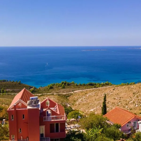 Aeolos Studios Kefalonia, hotell i Khelmáta