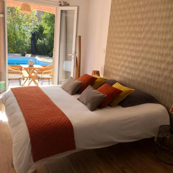 Le Mas Victoria - Chambres d'hôtes avec table d'hôtes-Parking privé ferme, hotel v Carcassonne