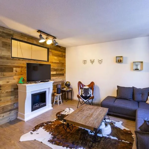 Appartement chaleureux 8 pers, 3 chambres, proche pistes à Eaux-Bonnes - FR-1-400-35, hotel in Gourette