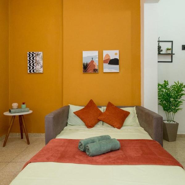 Conforto e relax, caminhando para a Praia de Copacabana, Quarto e Sala, completo, com wi fi, cozinha, ar condicionado - Foto 2