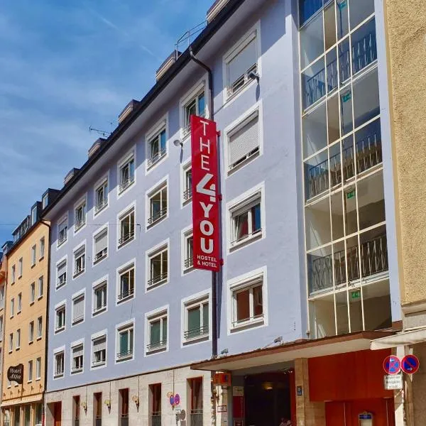 THE 4YOU Hostel & Hotel Munich, hotel v Mnichově